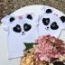 Blusa Infantil Branca com Aplicação de Pelúcia Cute Panda Momi