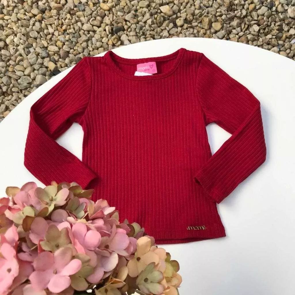 Blusa infantil infantil infantil outono inverno dia dos namorados estampa  de coração algodão manga longa babados (vermelho, 18-24 meses)