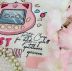 Blusa Infantil Off White Digital com Strass Petit Cherie  