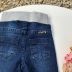 Calça Infantil Jeans Skinny com Listra Lateral Super Cool Today Momi