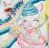 Conjunto Infantil Blusa Manga Longa Plush Sweet Happy Com Aplique de Touca Mon Sucré