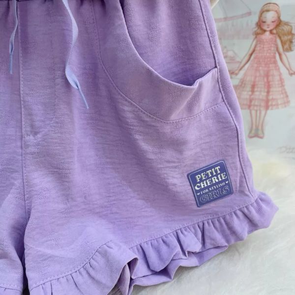 Conjunto Feminino Infantil Petit Cherie Blusa Mangas Tule Ursas Estampada e  Shorts com Zíper na EuroBabyKids