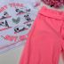 Conjunto Infantil Blusa Cotton e Calça Malha Canelada Rosa Yoga Dog Animê