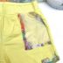 Conjunto Infantil Blusa Estampada Telada Juice Lemon e Shorts Amarelo Bolso Telado MyLu