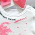 Conjunto Infantil Body Branco e Shorts Rosa Neon Coqueiros Summer Baby Animê