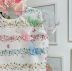 Conjunto Infantil de Festa Luxo Kopela Branco Floral Blusa Borboletas 3D e Saia com Sobrep. em Tule