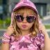 Conjunto Infantil Estampado Rosa Camuflado Calça Jogger Bolso Externo Yoyo