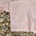 Conjunto Infantil Shorts e Casaqueto Rosa com Aplicação de Pérolas Petit Cherie