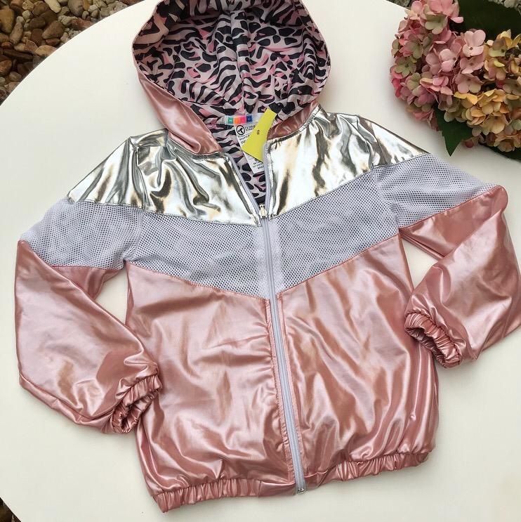 jaqueta metalizada infantil
