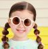 Óculos Infantil Feminino Off White Redondo Mon Sucré