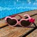Óculos Infantil Formato de Coração Hello Kitty Rosa Claro Euro Baby