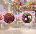 Óculos Infantil Gatinho Transparente com Rosa Claro Lente Espelhada Euro Baby