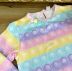 Pijama Infantil Blusa Manga Longa Estampada Candy Colors e Calça Yoyo
