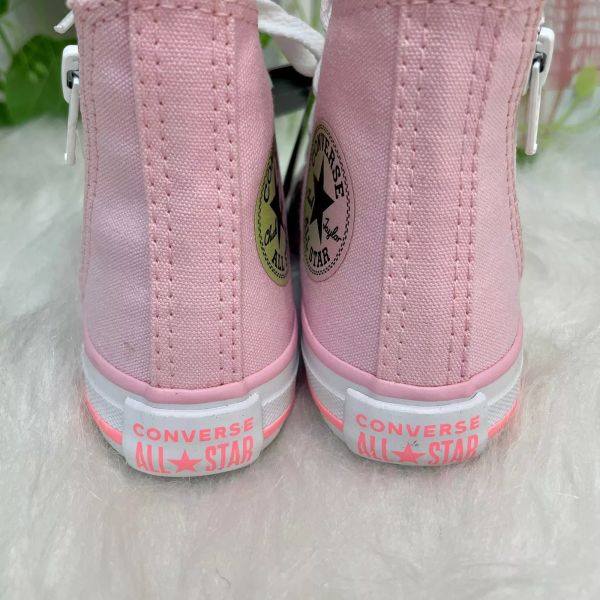 Tênis Infantil Converse All Star Cano Alto Rosa Clássico na