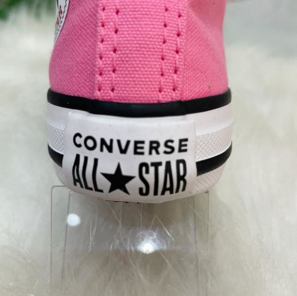 Tênis Infantil Converse All Star Cano Alto Rosa Clássico na EuroBabyKids