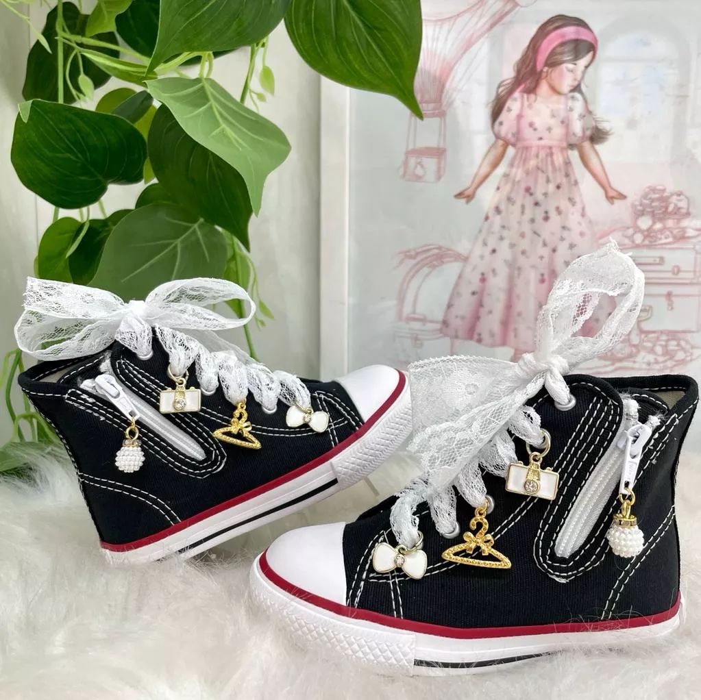 Tênis Infantil Converse All Star Cano Alto Branco Clássico na EuroBabyKids