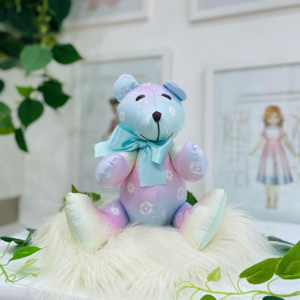 Urso de Pelúcia Articulado Candy Color Estampado Inspired Yoyo