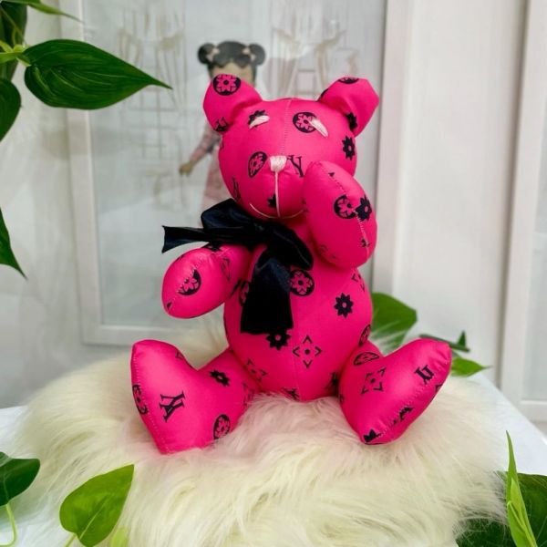 Urso de Pelúcia Articulado Pink Estampado Inspired Yoyo