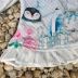 Vestido Infantil com Turbante Festa de Inverno Off White Gabriela Aquarela
