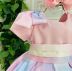 Vestido Infantil de Festa Candy Colors com Faixa e Laço Kopela 