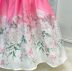 Vestido Infantil de Festa Petit Cherie Rosa Floral Strass Detalhes Tule