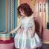Vestido Infantil Jacquard Brilhante Degradê Candy Color Petit Cherie