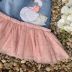 Vestido Infantil Jeans com Blusinha Cisne Encantado Rosa Petit Cherie