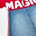 Vestido Infantil Jeans com Recorte e Zíper Magic Sport Animê