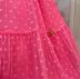 Vestido Infantil de Festa Luluzinha Rosa Neon em Tule Bordado com Mini-Perolas