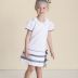 Vestido Infantil Trapézio Classic com Fitas e Laços Luluzinha